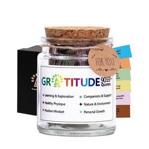 Gratitude Jar 90 Daily Affirmation Quotes Encouragement Self Growth Gift